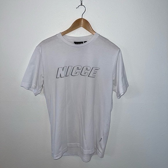NICCE White Short Sleeve Tee Shirt Size Medium NWOT - Picture 1 of 4